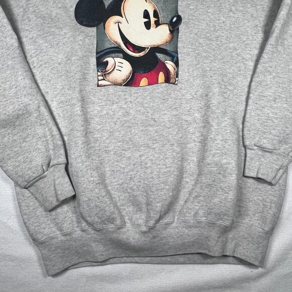 The Disney Catalog Vintage Mickey Mouse Sweatshirt Adult 2XL‎ Gray Crewneck - Picture 8 of 11